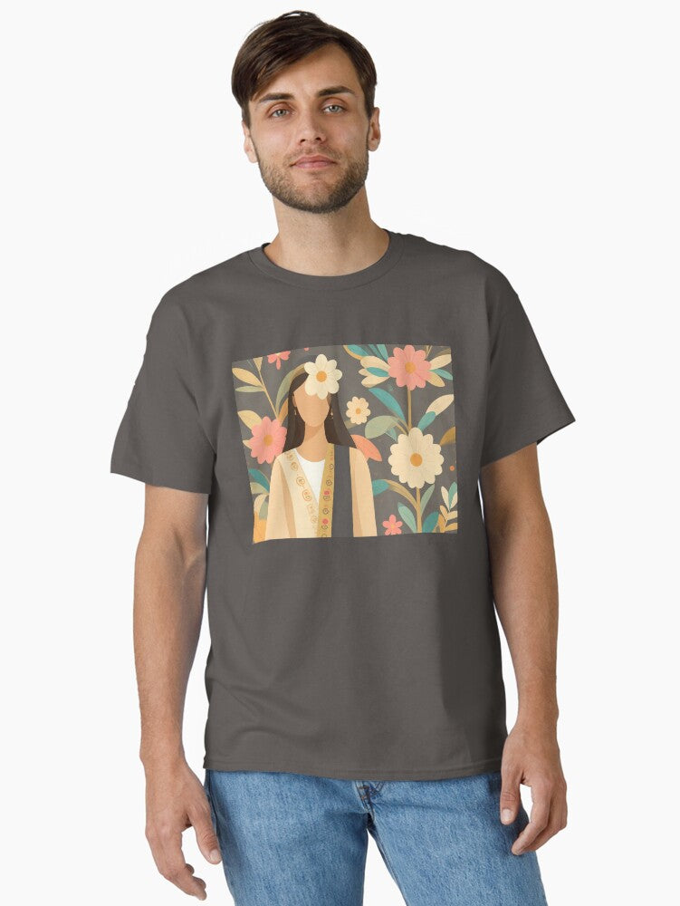 Palestine floral in comfort colors Classic T-Shirt