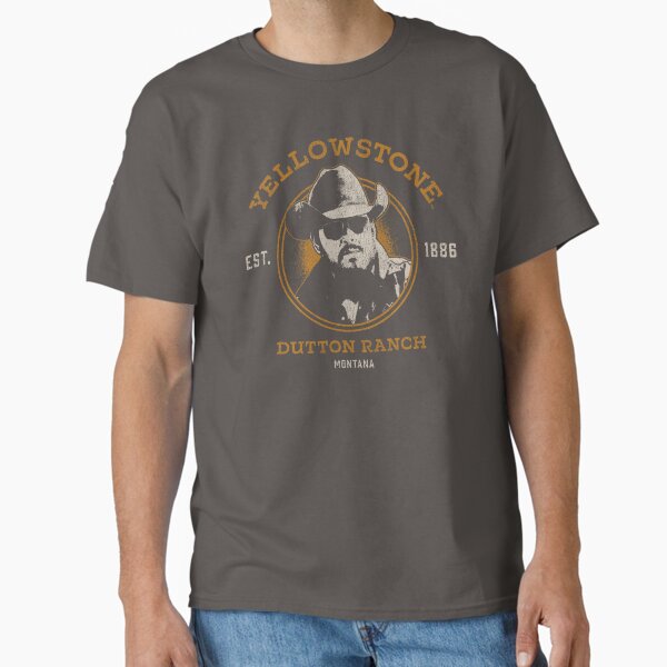 Yellowstone Dutton Ranch Montana Est 1886 Rip Wheeler Classic T-Shirt for Sale by FifthSun