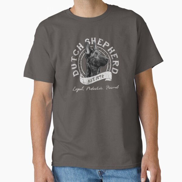 Dutch Shepherd Dog Breed Design Classic T-Shirt for Sale by EddieBalevo