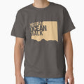 Abstract Great Ocean Walk Coast Line in Oat Classic T-Shirt for Sale by anvnb