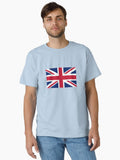 Union Jack pattern flags with pale blue borders by Cecca Designs Classic T Shirt T Shirt Viral US Style Top Rated