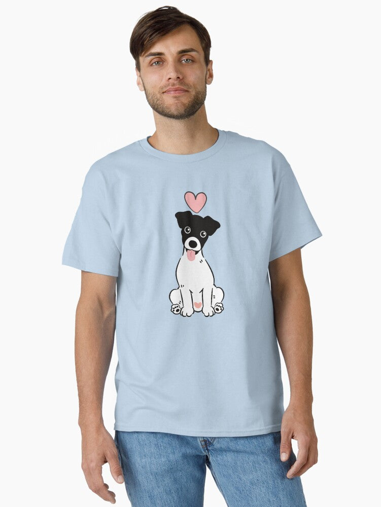 Love Smooth Coat Black Jack Russell Terrier 5 Classic T Shirt T Shirt Trending 2025 Daily Comfort