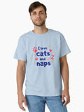 I LOVE CATS AND NAPS Classic T-Shirt