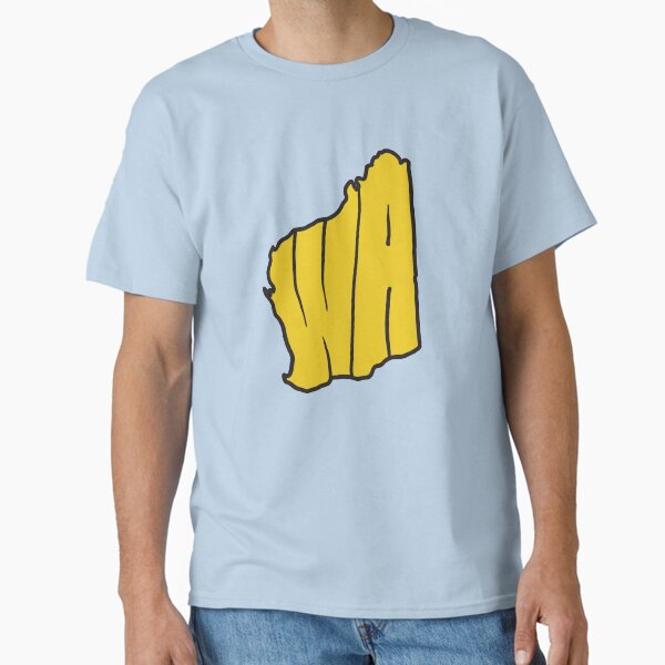 Western Australia WA Australian States Map Art Classic T-Shirt for Sale by ThisTravelLife