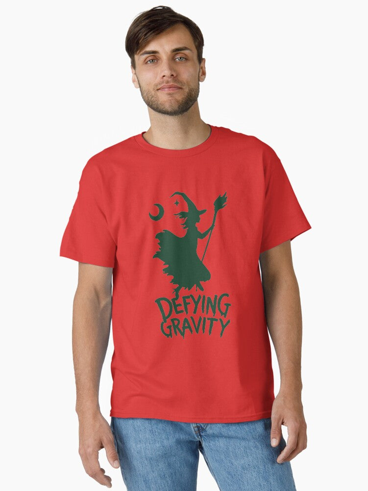 witch defying gravity Classic T-Shirt T-Shirt | Trending Design | Perfect For Daily Wear