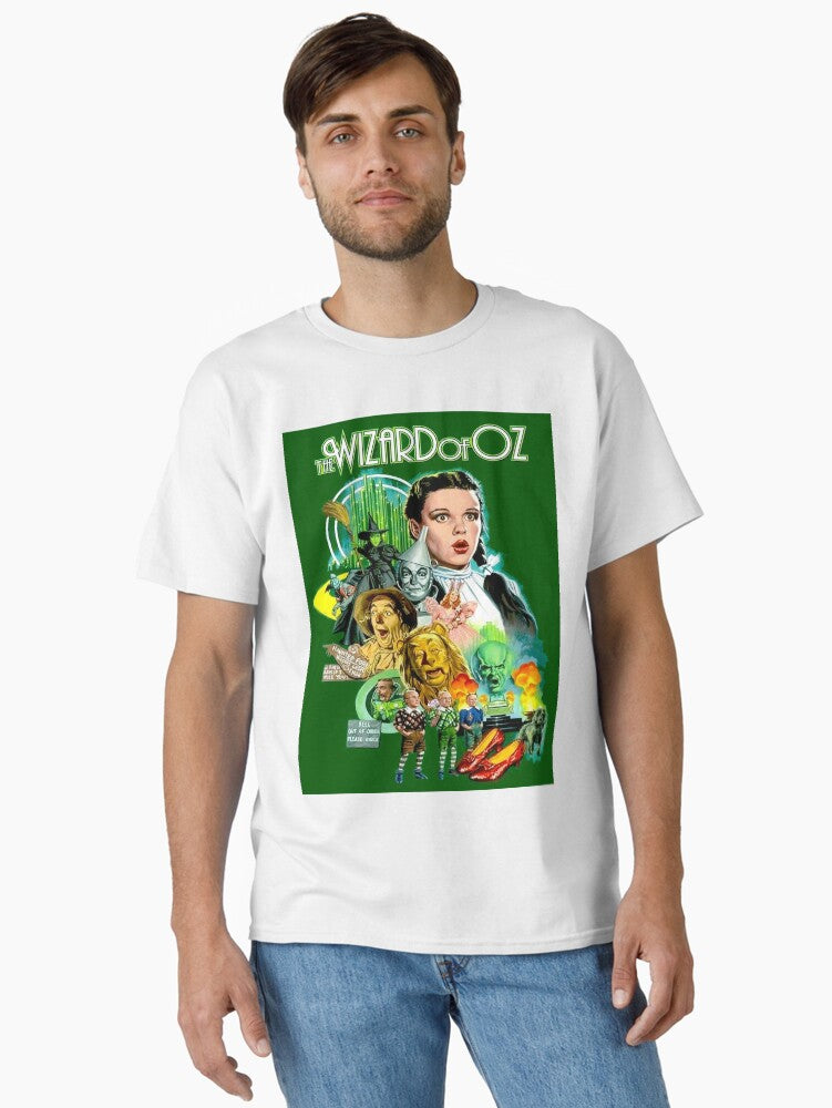 Wizard of OZ Vintage Art Print Classic T-Shirt T-Shirt | High-Quality Print | Perfect For Daily Wear