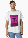 Majestic nature pink graphics with pine Classic T Shirt T Shirt Premium Print Daily Wear