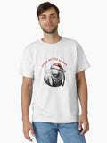 Manatees Dugong - Jingle All the Waves Christmas - Minimalist Animal Art Classic T-Shirt