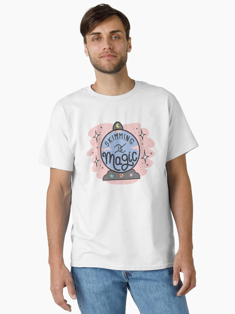 Skimming Is Magic Classic T-Shirt | Graphic T-Shirt for Unisex