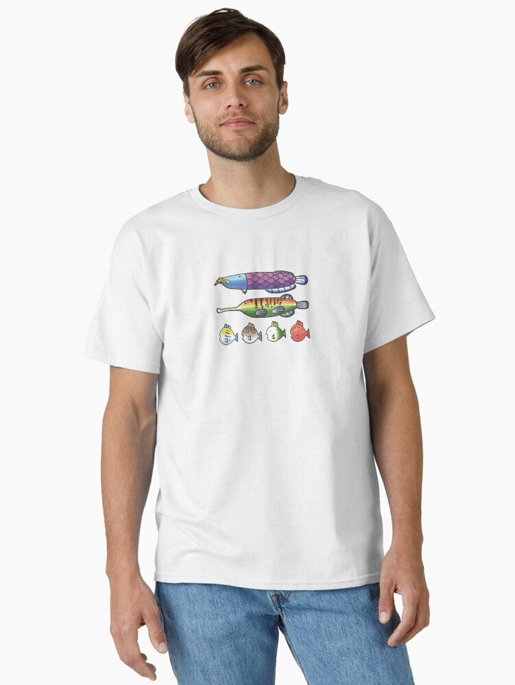 Fishing Wii Sports Fish Species Classic T Shirt T Shirt Best Seller Look High Search Demand
