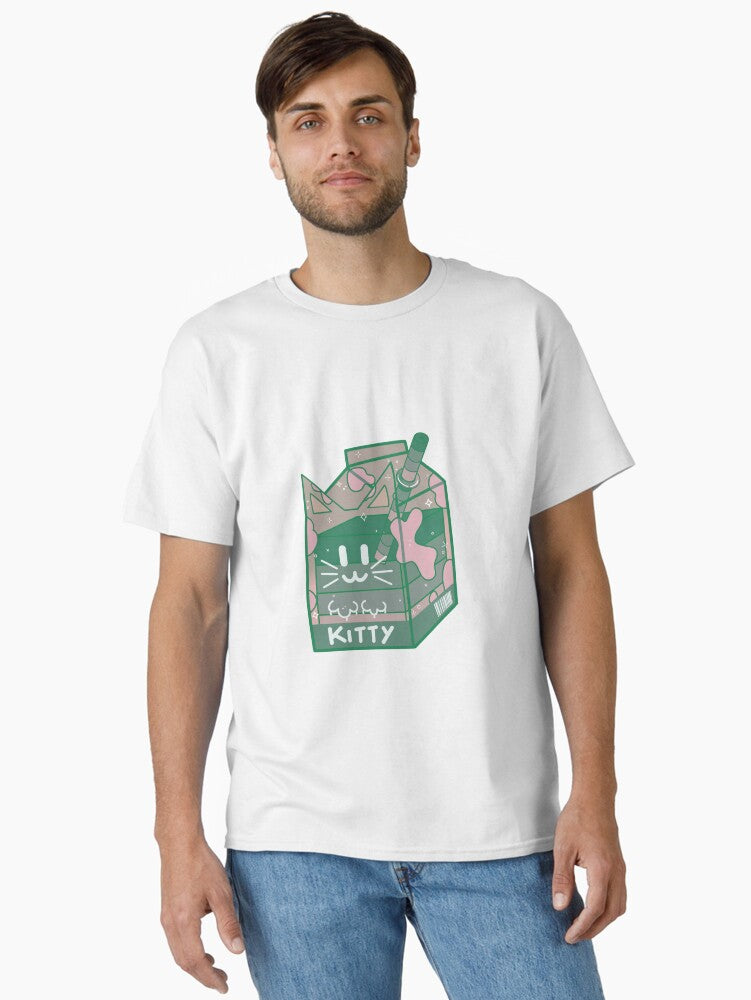 Green red Kitty Milk Jelly Classic T-Shirt