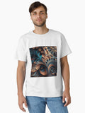 Cool Elegant Fancy Pattern Digital Painting Classic T Shirt T Shirt Streetwear Style Tech Vibe