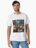 Night Market Classic T Shirt T Shirt AI Inspired Art Modern Aesthetic