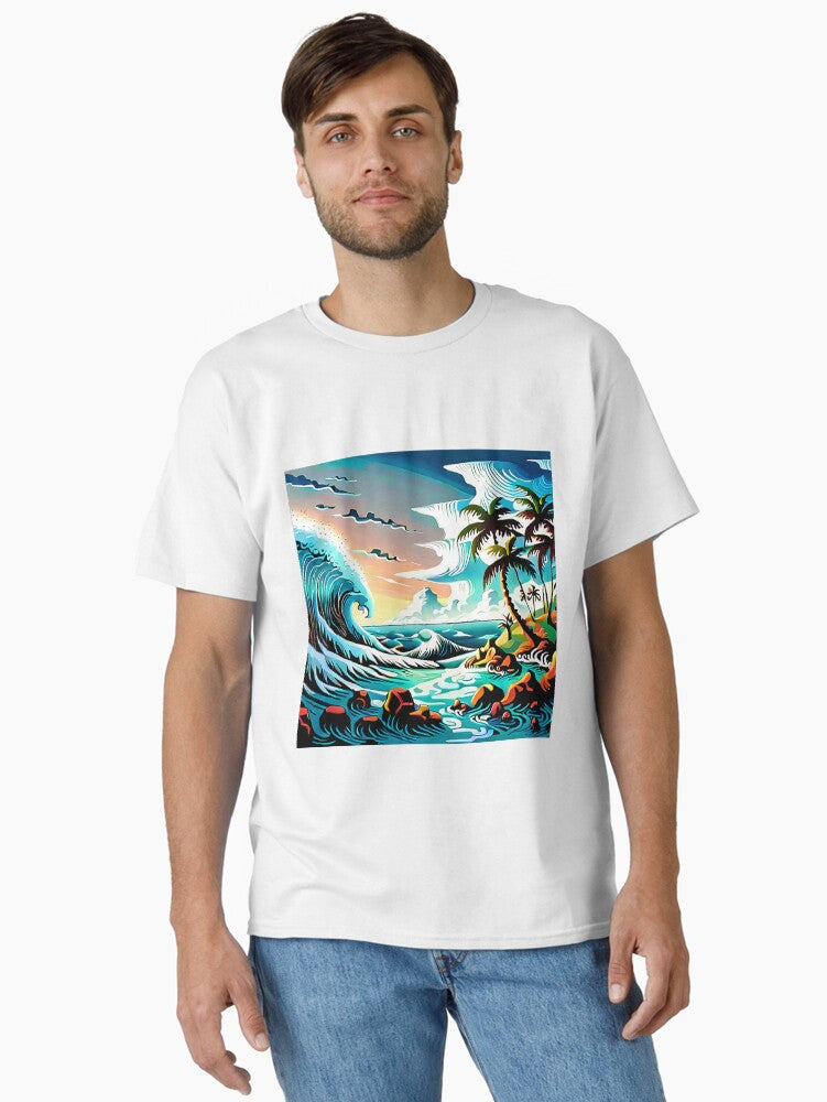 Mind Surfing Machine Dreams 005 Classic T-Shirt | Graphic T-Shirt for Unisex