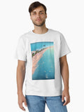 AI generated art tropical beach line Classic T Shirt T Shirt High Search Demand Gift Ready