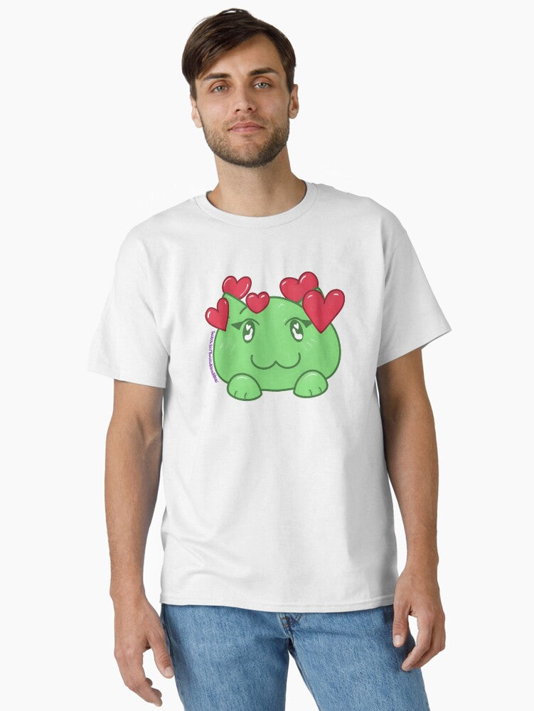 Cat Slime Loves You!!! (TheWildMeowMeow Twitch Emote) Classic T-Shirt