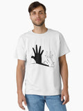 Rabbit Hand Shadow Classic T Shirt T Shirt Premium Quality Top Rated Design