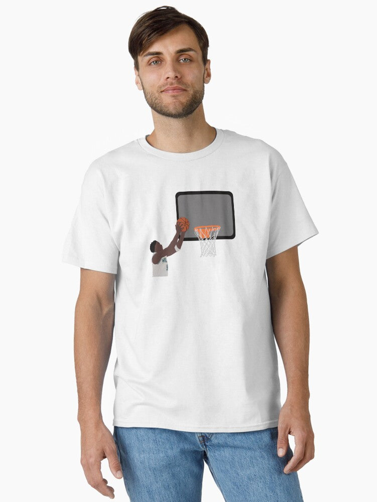Anthony edwars puts the ball in the basket Classic T Shirt T Shirt Trending US Gift Ready