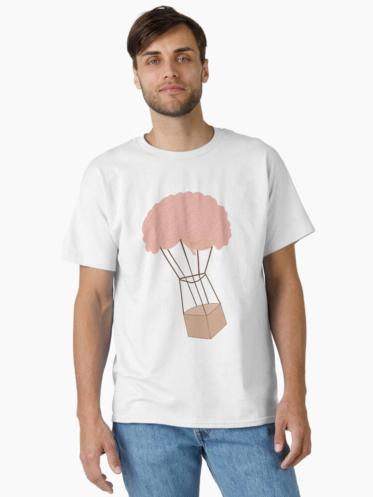 Flying brain Classic T Shirt T Shirt Trending 2025 Top Rated Design