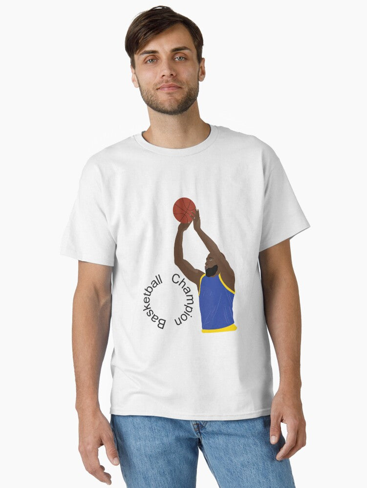 Basketball player in action Classic T Shirt T Shirt Comfort Fit Hot Right Now