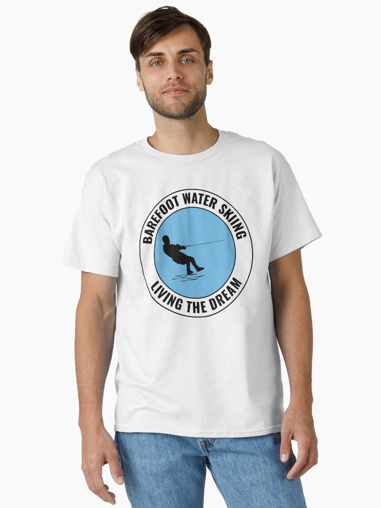 Barefoot Water-skiing Freestyle Water Sport Classic T-Shirt | Graphic T-Shirt for Unisex