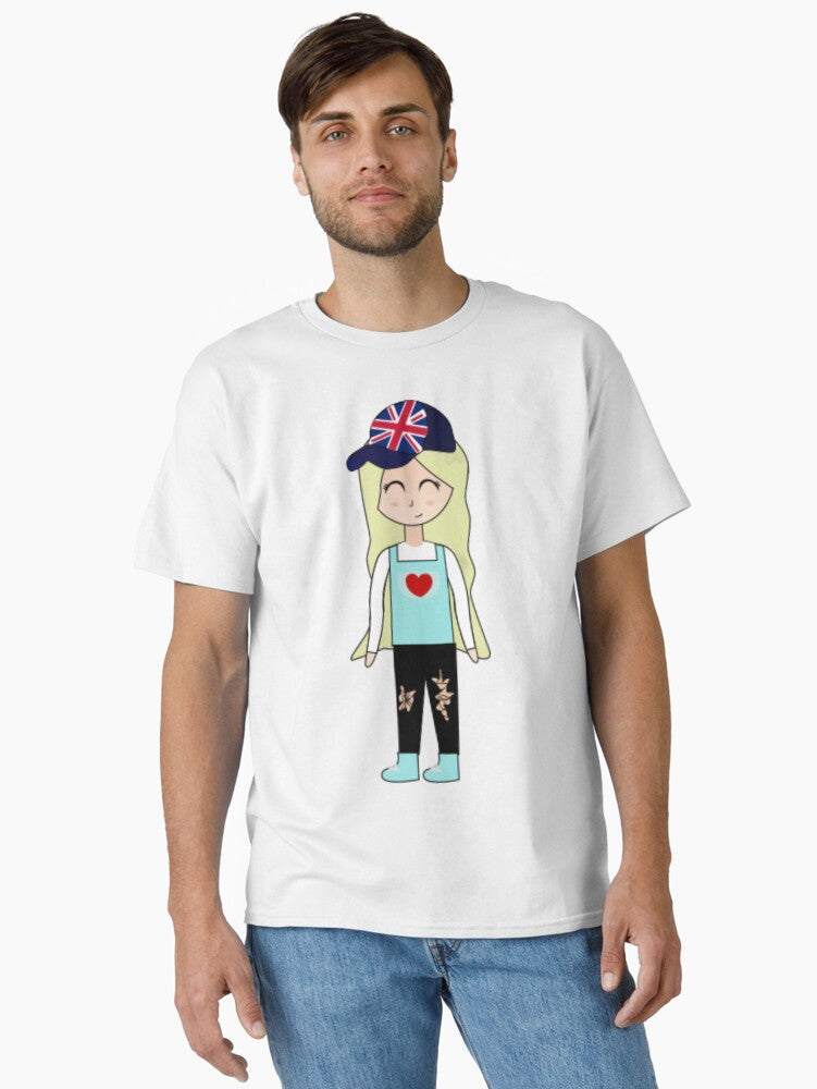 Eve with a Union Jack Baseball Cap Classic T Shirt T Shirt Best Seller Look Daily Comfort
