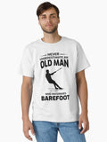 Barefoot skiing Water Sport Motorboat Dad Grandpa Classic T-Shirt | Graphic T-Shirt for Unisex