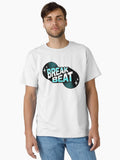 Breakbeat - Retro Vinyl Blue Classic T-shirt | Trendy Graphic Tee | Casual Unisex T-shirt