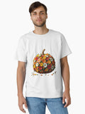 Boho Floral Pumpkin Shirt Classic T-Shirt