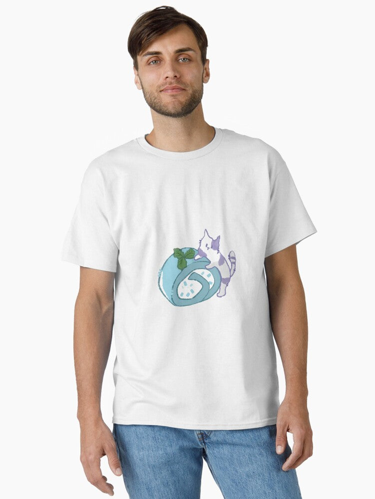 Sweet Blueberries Roll Cake Classic T-Shirt
