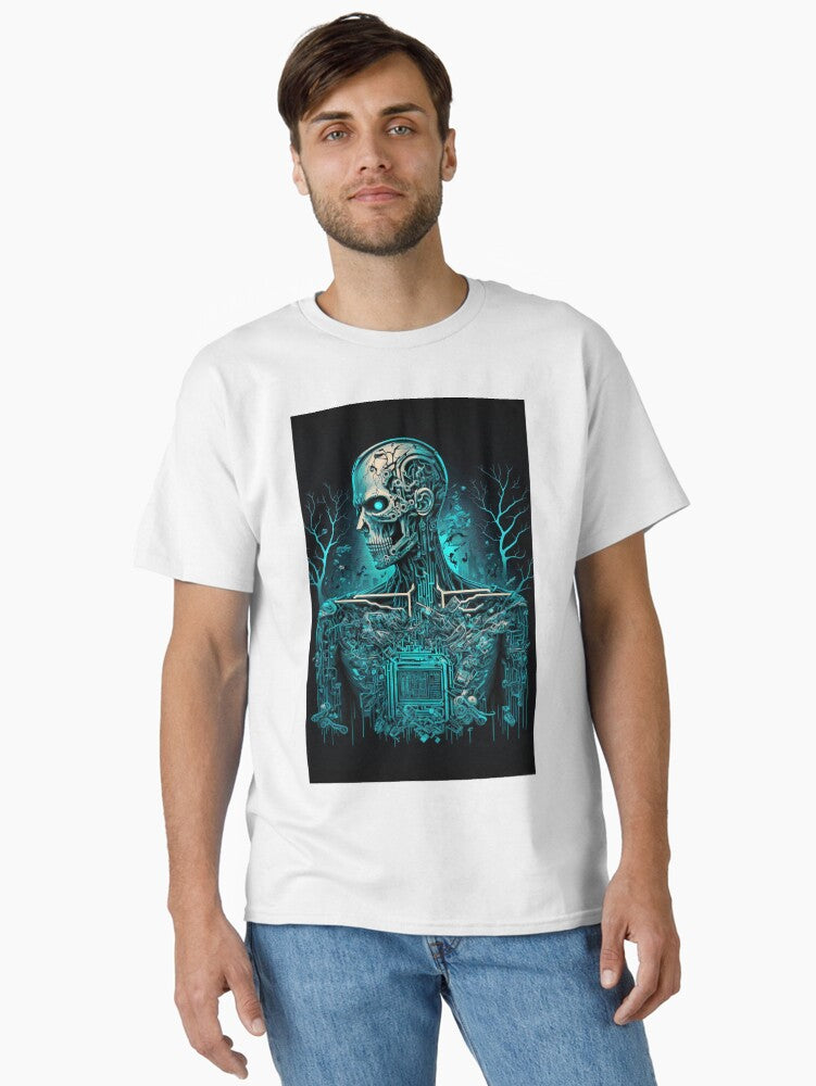 Robotcore Cybercore Design Classic T Shirt T Shirt High Search Demand Modern Aesthetic