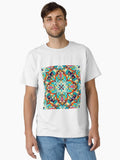 Colorful Transitional Pattern Digital Painting Classic T Shirt T Shirt Trending US Tech Vibe