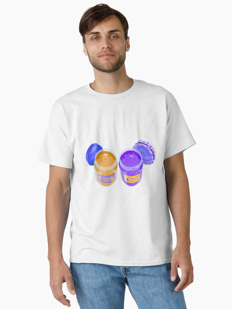 Peanut Pupper and Grape Jelly Cat Classic T-Shirt
