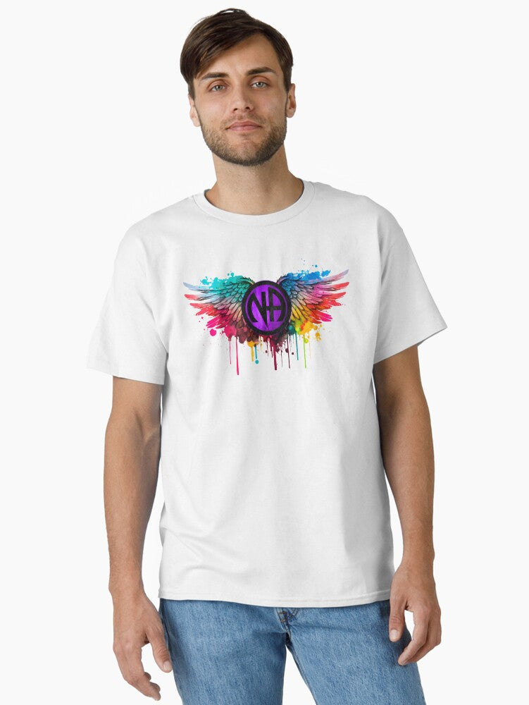Freedom in Recovery Narcotics Anonymous Winged Emblem Rainbow Hope & Strength Art