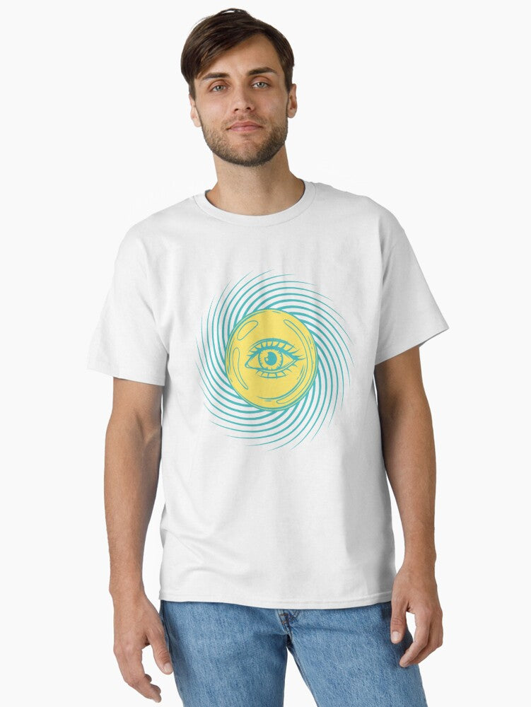 Psychedelic magic eye planet - schizophrenia -Trendy - Trend Classic T-Shirt