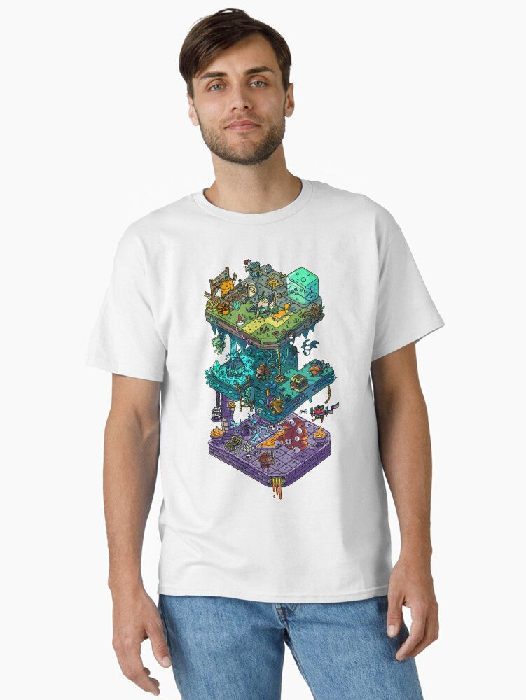 Dungeons and Isometric Dragons Classic T-Shirt | Graphic T-Shirt for Unisex