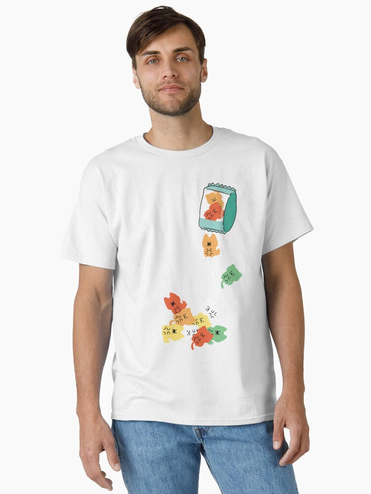 Cat Dog Fudge Soft Sweet Jelly Drop Classic T-Shirt