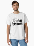 One Team One Team Basketball Streetball Team Basketball Logo Classic T Shirt T Shirt Viral TikTok Best Seller Look