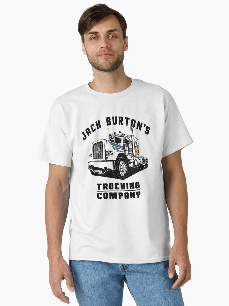 Jack Burtons Trucking Company White Classic T Shirt T Shirt Aesthetic Fit Top Rated