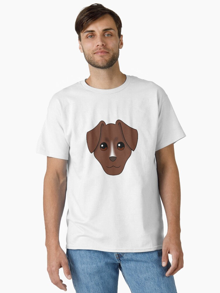 Dark Brown Jack Russell White Nose Classic T Shirt T Shirt Viral US Style Hot Search US