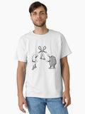 Classic Duel Funny Rock Paper Scissors Office Mexican Standoff Meme Classic T-shirt | Trendy Graphic Tee | Casual Unisex T-shirt