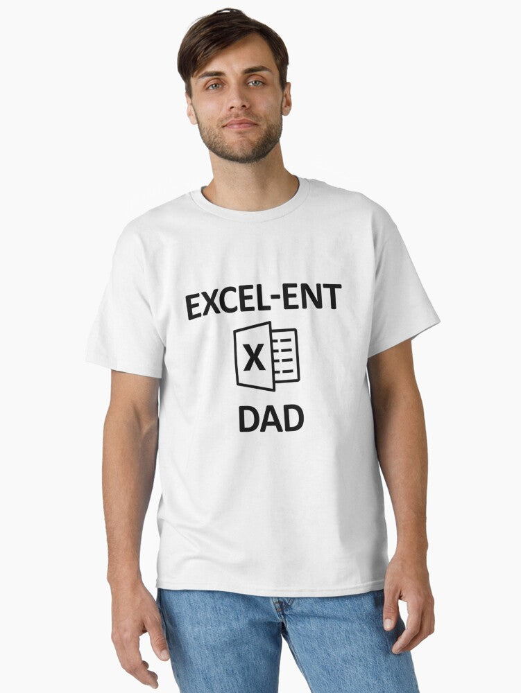 Funny Spreadsheet Excel ent Dad Classic T Shirt T Shirt | Best Seller Look | Daily Wear Favorite