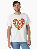 Stop Drinking Retro Heart Typography Sober Message