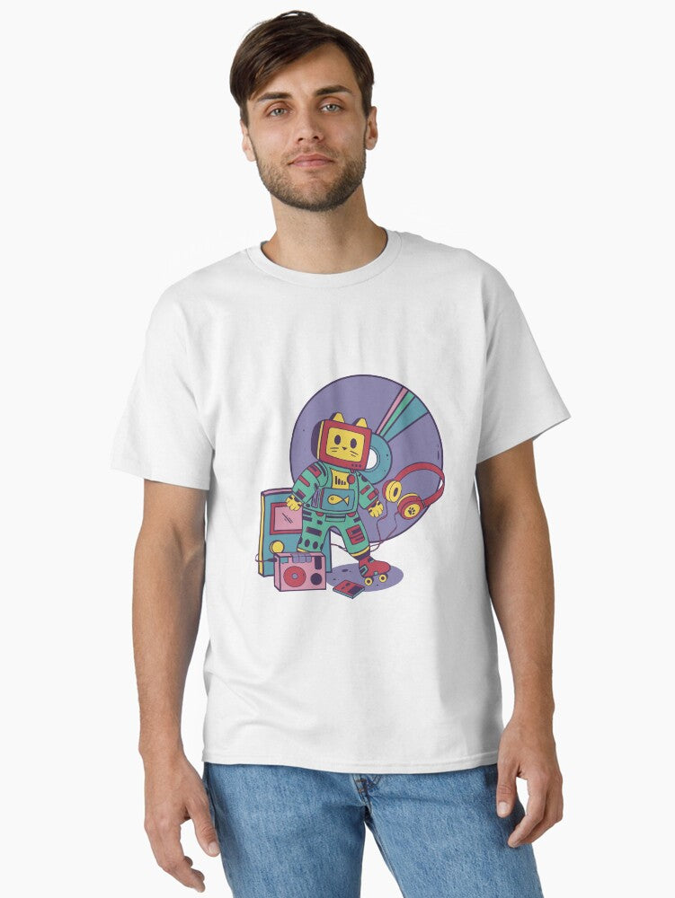 Musical Robot Classic T-shirt | Trendy Graphic Tee | Casual Unisex T-shirt