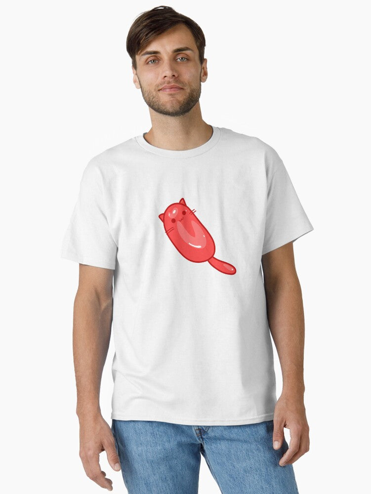 Red jelly bean cat Classic T-Shirt