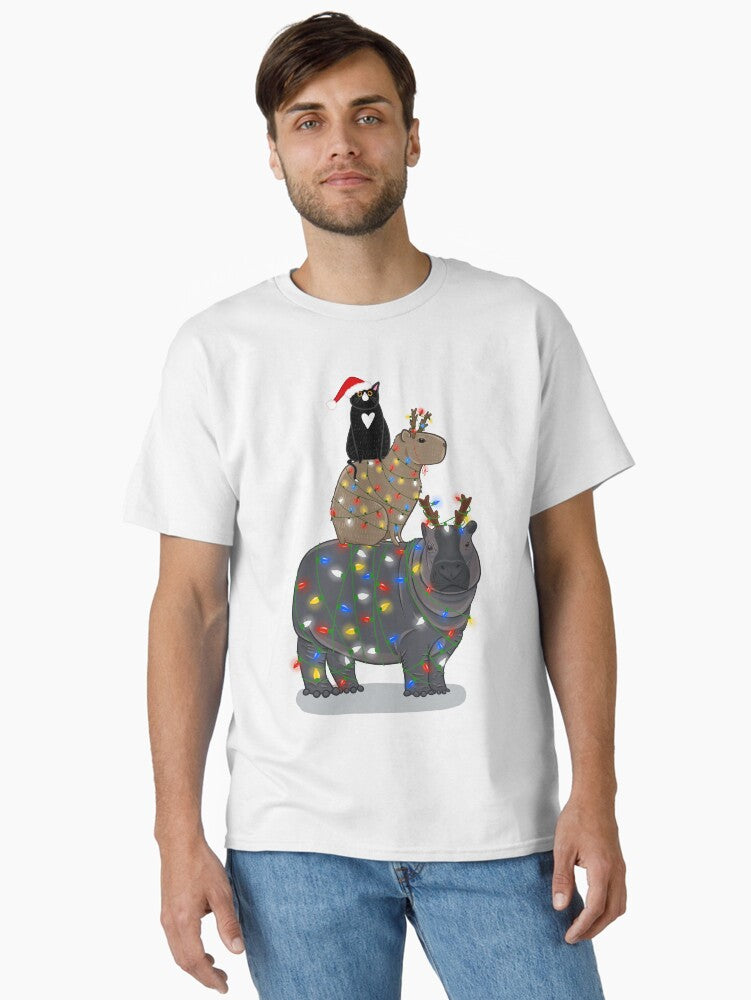 Christmas Animal Stack Classic T-Shirt