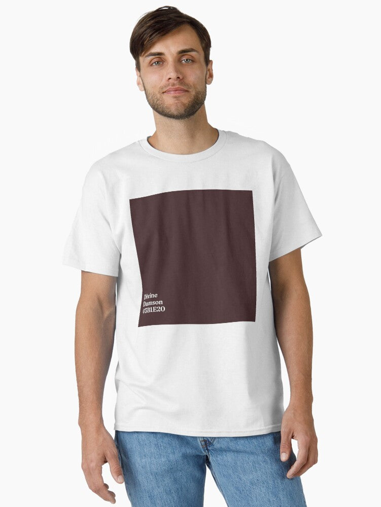 TOP 100 COLORS — 2026 ✦ EARTHY DRAMA - ✨ Divine Damson ✨ (#3B1E20) Classic T-Shirt
