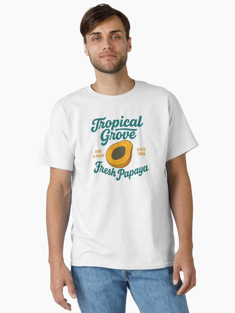 Vintage Papaya Fruit Classic T-Shirt