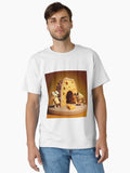 Puppet and Widgets Cheese Adventure Digital Painting Classic T Shirt T Shirt Streetwear Style Modern Aesthetic