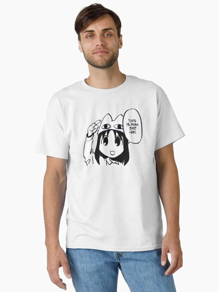 I draw osaka in cafe uniform saying this is mah dad hat azumanga daioh Classic T Shirt T Shirt | Trending 2025 | Grea...